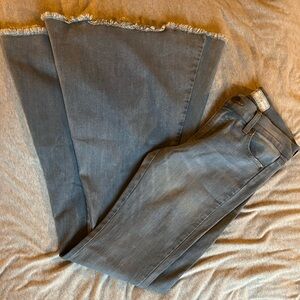 FP Free People low rise super flare bell bottom jeans